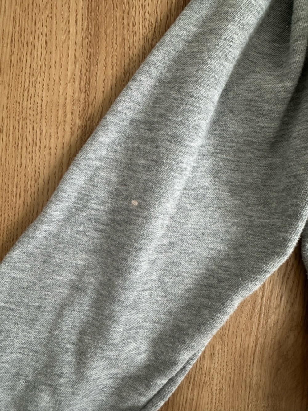 PINK Victoria's Secret Grey Logo Pullover with Polka Dot Accent Medium - Picture 3 of 4